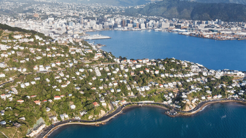 aerial photo of Wellington